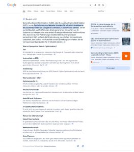 AI Summary Was ist Generative Search Optimization Gesamtsicht AI Summary Was ist Generative Search Optimization Gesamtsicht