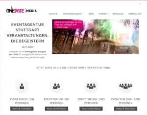 CRO Website Eventagentur