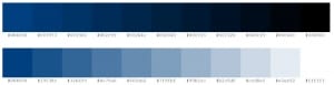 Design Verlauf Design Farbwelt blau Verlauf