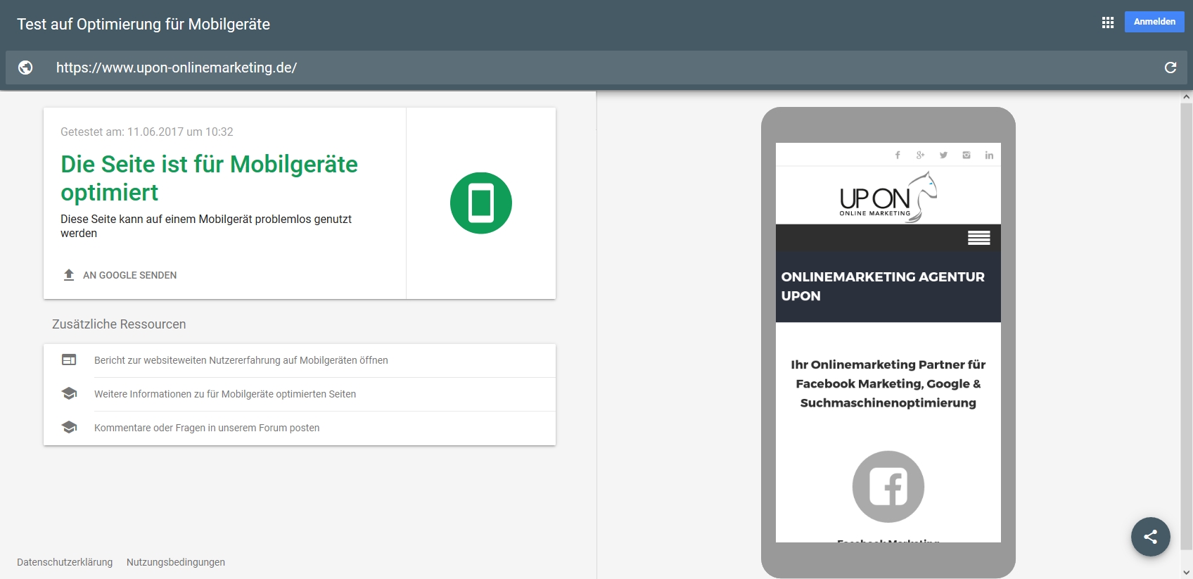 Google mobiler Test Google mobiler Test