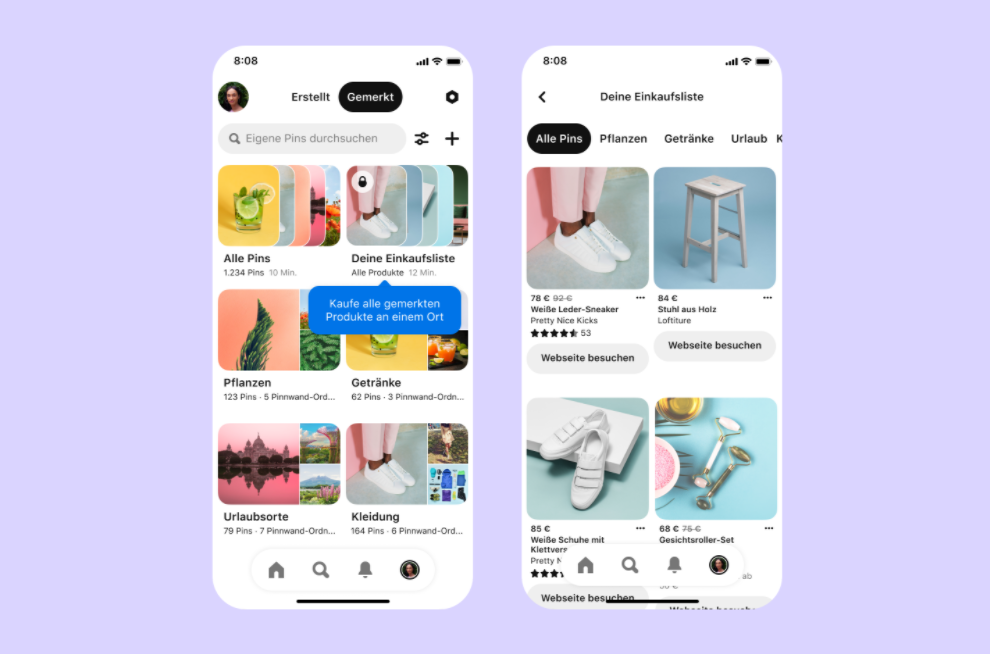 Pinterest Shopping Einkaufsliste Pinterest Shopping Einkaufsliste